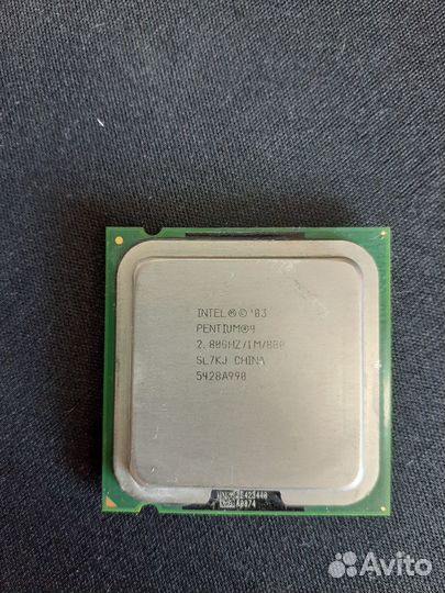 Процессор intel pentium 4 2.80ghz сокет: plga775