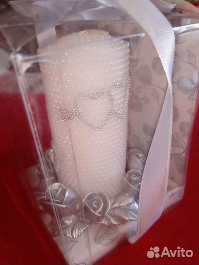 Новая свеча свадебная