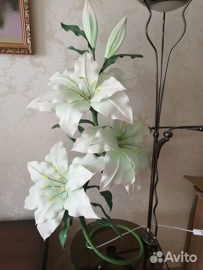 Светильник - Лилия (из изолона)