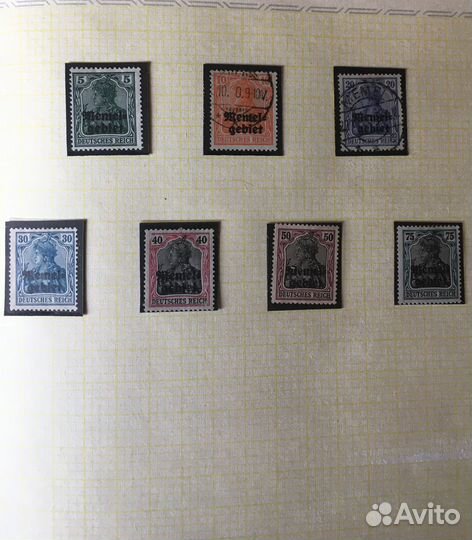 Марки Мемеля и Центральной Литвы (1920-1923)