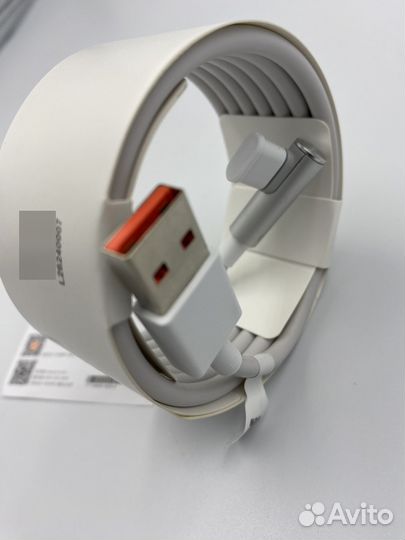 Кабель зарядный Xiaomi 6A 120W угловой Type C, 1.5