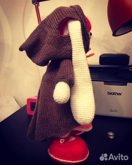 Заяц Тильда крючком символ наступающего года