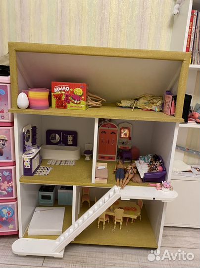 Домик для кукол барби