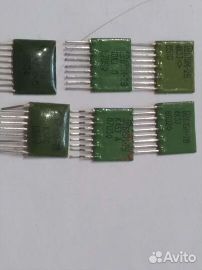 Радиодетали(резисторные сборки Б19-2; Б19-3)