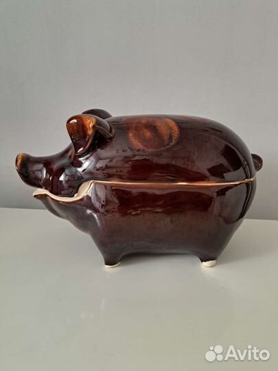 Керамическая форма для тушения в виде поросенка