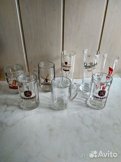 Пивные кружки и бокалы в коллекцию