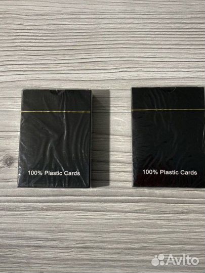 Карты игральные пластиковые 100