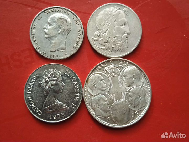Иностранные монеты серебряные