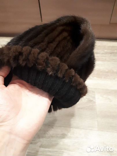 Шапка норковая женская