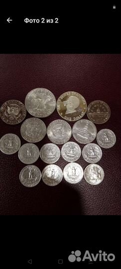 Монеты Америка серебро