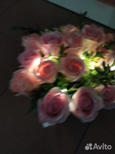 Светильник ночник-мыльный букет