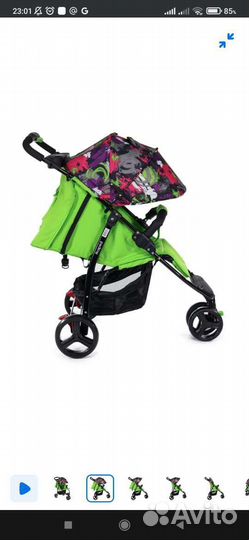 Прогулочная коляска 2 в 1 бу