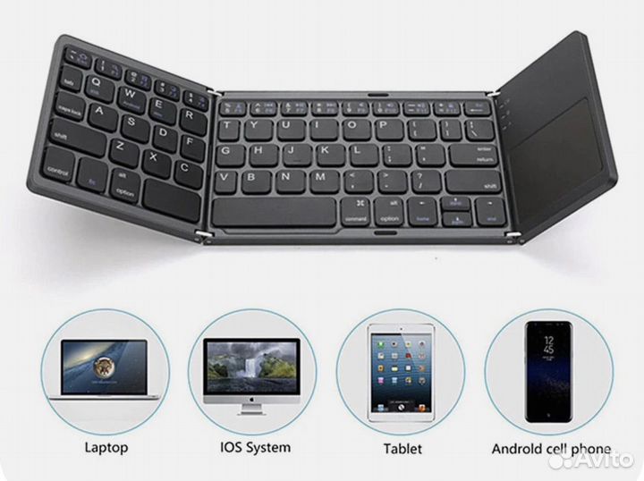 Безпроводная клавиатура с тачпадом