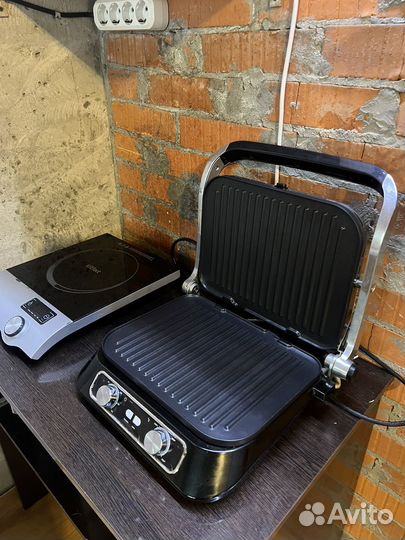 Электрогриль и плитка индукционная