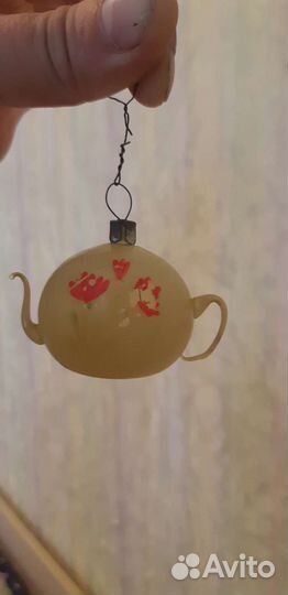 Стеклянные ёлочные игрушки СССР