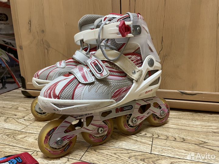 Детские раздвижные ролики 36-41 размер