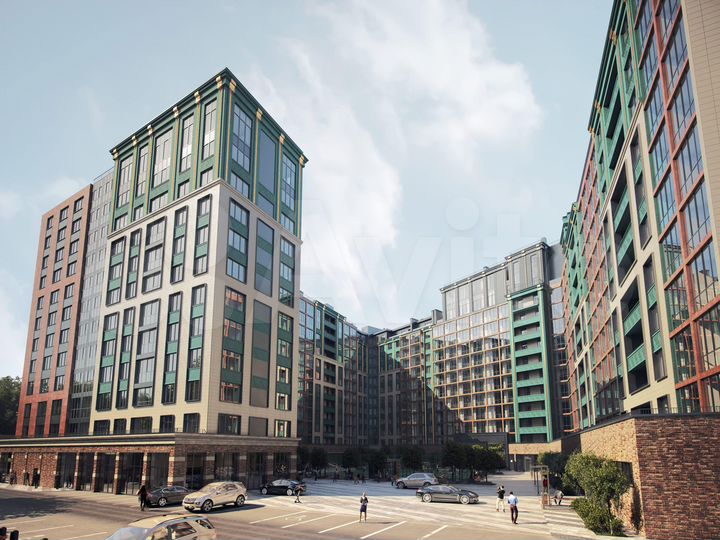 2-к. квартира, 77,2 м², 3/12 эт.