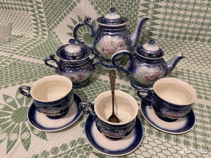 Набор чайный сервиз 9 предметов