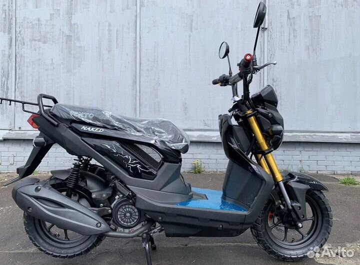 Скутер Honda Zoomer 150cc (49сс) реплика Чёрный