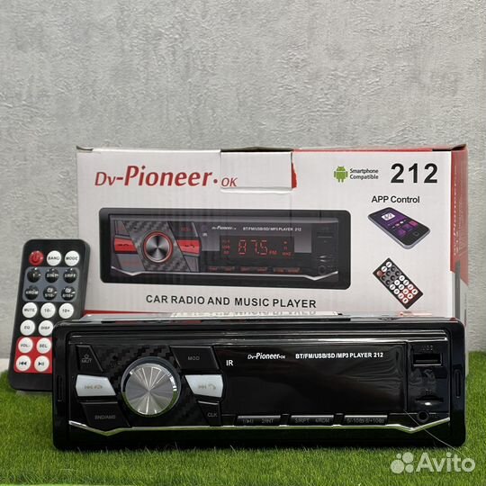 Авто магнитола Pioneer блютуз новая