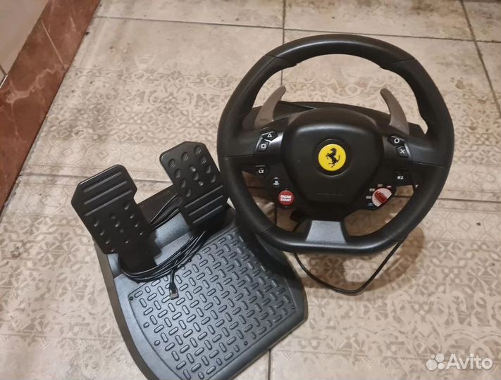Руль thrustmaster t80 ferrari 488 sony ps4 ps5 пк