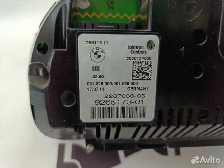 Панель приборов Bmw F10 3.0 2011