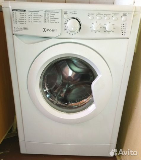 Узкая стиральная машина indesit ewuc 4105