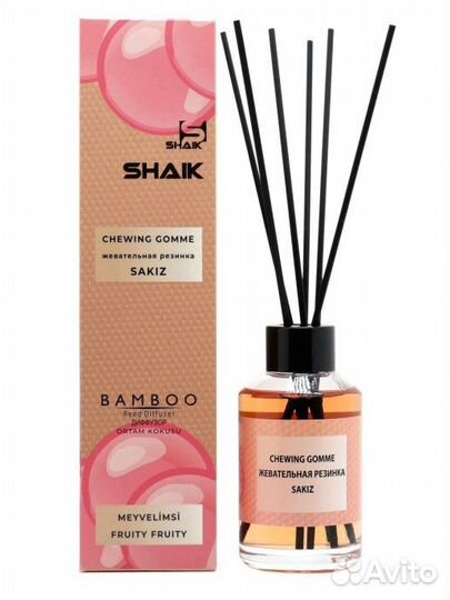 Аромадиффузор для дома Shaik Bamboo, Турция, 100мл