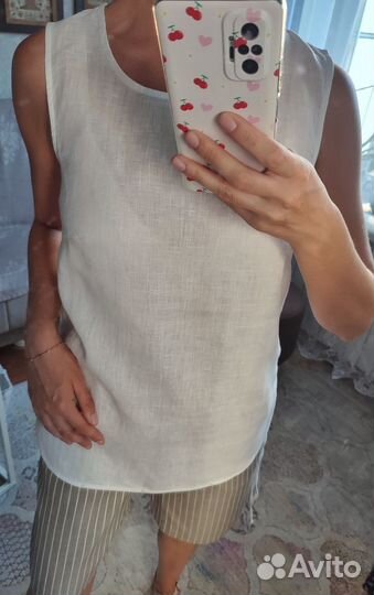 Льняной топ Agenda