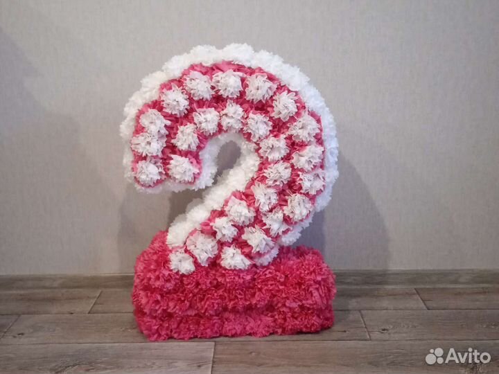 Объемная цифра 2