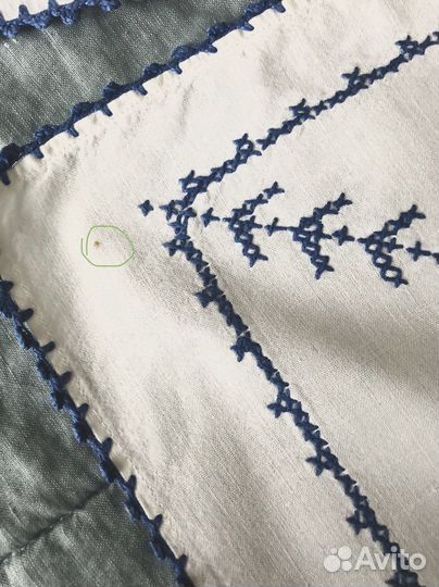 Салфетки с вышивкой и вязаные