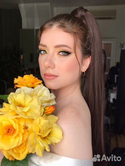 Свадебный макияж и прическа