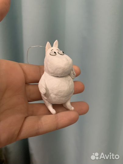 Муми тролли ватная елочная игрушка