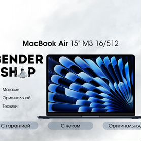 MacBook Air 15 m3 16/512 Midnight