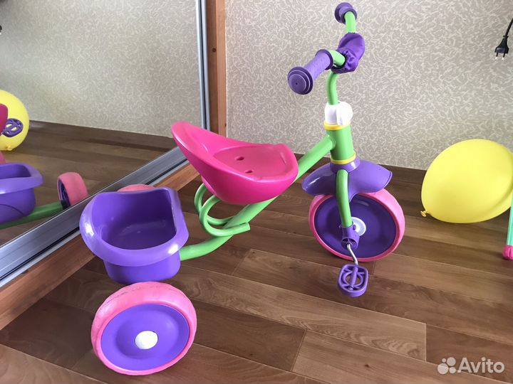 Детский трехколесный велосипед бу