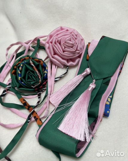 Шелковый халат кимоно