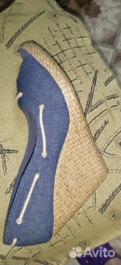 Летние джинсовые туфли, новые