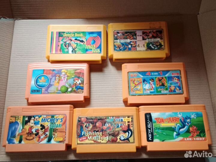 Картриджи для dendy