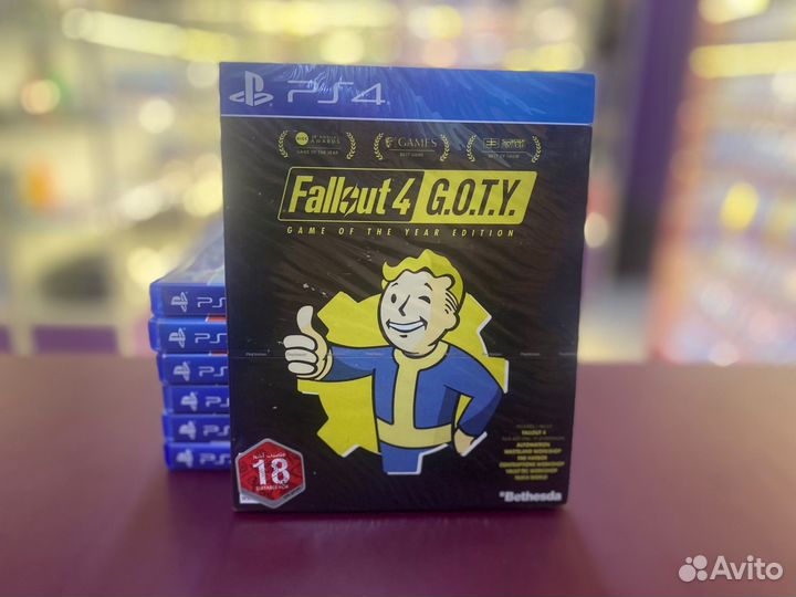Диск PS4 Fallout 4 goty Steelbook