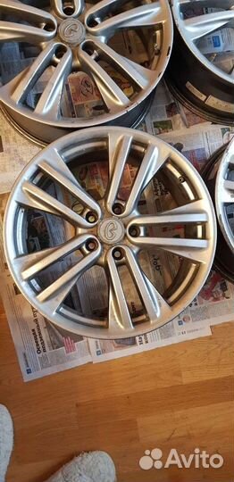 Литые диски 5х114.3 r18, возможен обмен на золото