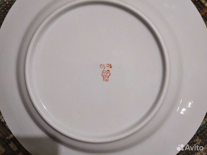 Тарелки, фарфор, СССР