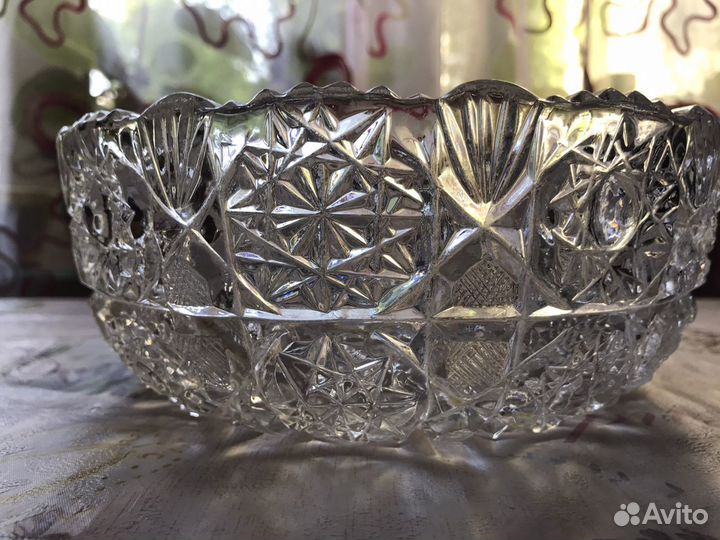 Салатник хрустальный СССР