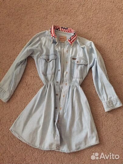 Джинсовое платье