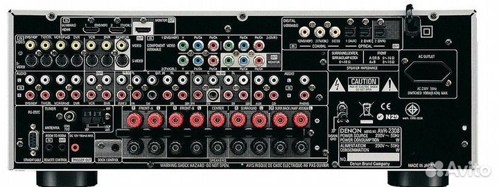 9.1x100Вт Denon AVR-2308, Hdmi (Made in Japan)