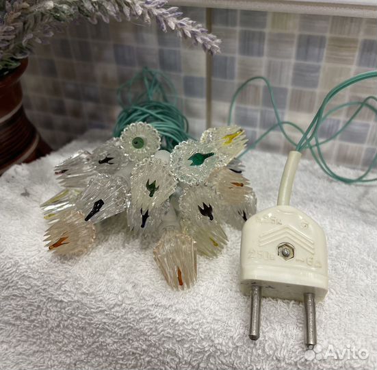 Елочная гирлянда СССР