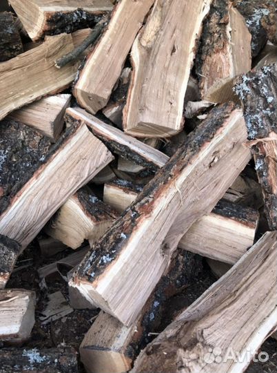 Дрова колотые дуб