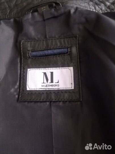 Новая Кожаная куртка короткая р 50