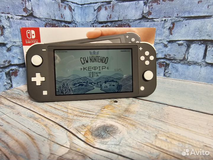 Nintendo switch lite Кефир+чип+512гб