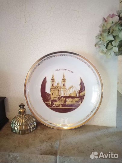 Тарелка декоративная. Богемия 1968г