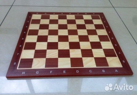 Шахматная доска деревянная нескладная большая №6
